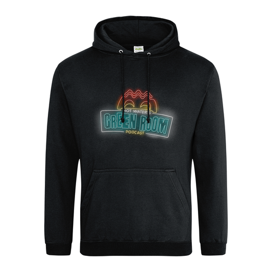 Hot Water's Green Room Neon Logo Chest Hoodie