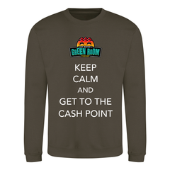 Keep Calm And Get To The Cash Point Sweater