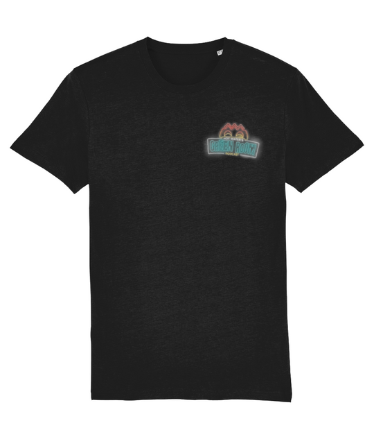 Hot Water's Green Room Neon Logo Pocket T-Shirt