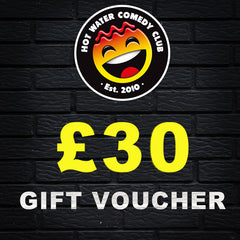 £30 Hot Water Comedy Club Gift Voucher
