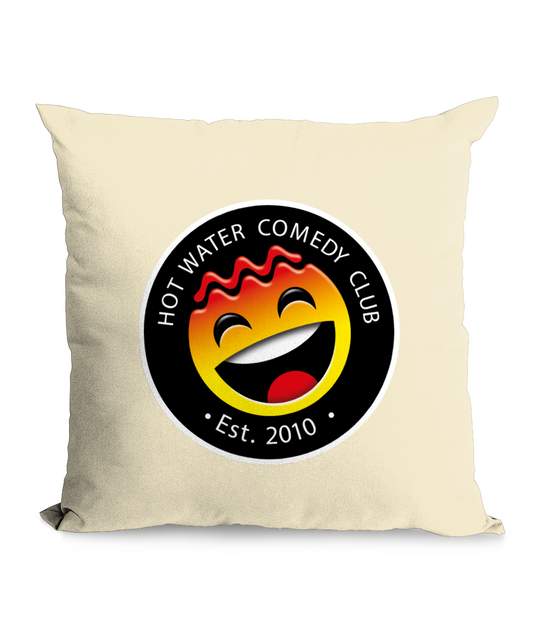 Hot Water Comedy Club Natural Cushion