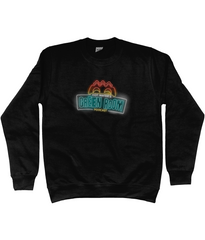 Hot Water's Green Room Neon Logo Chest Sweater