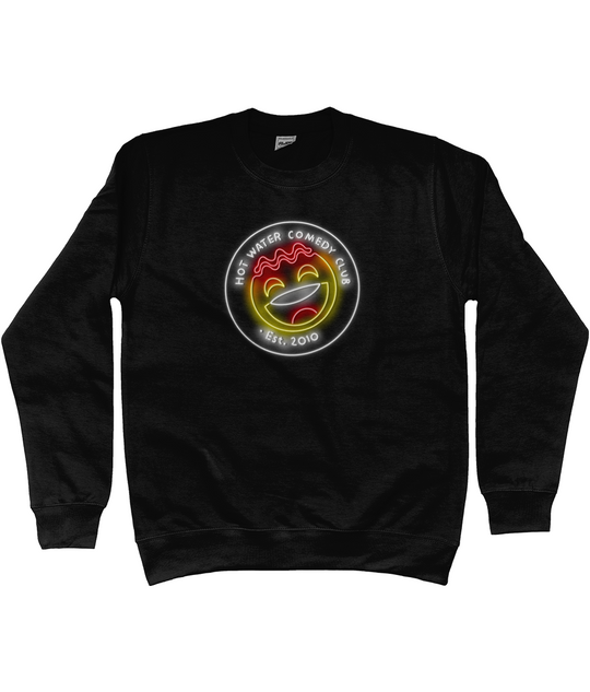Hot Water Comedy Club Neon Logo Sweatshirt